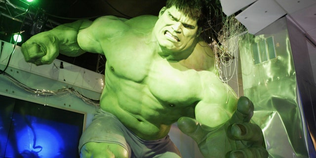 LONDON, ENGLAND - JULY 10: Press unveiling of the interactive Incredible Hulk at Madame Tussauds on July 10, 2003 in London, England. (Photo By Steve Finn/Getty Images)