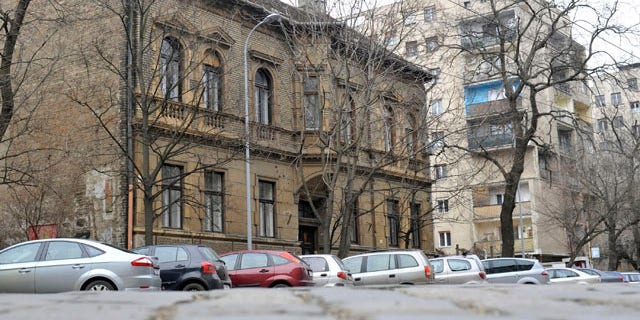 Feb. 14: General view of the house of former WWII Hungarian military officer Sandor Kepiro, who has been charged with war crimes photographed in Budapest nearly 70 years ago.