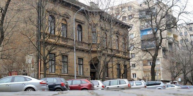 Feb. 14: General view of the house of former WWII Hungarian military officer Sandor Kepiro, who has been charged with war crimes photographed in Budapest nearly 70 years ago.