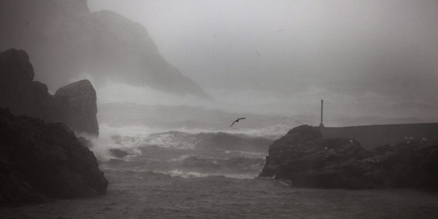 September 21: Large waves crash at Quidi Vidi Gut, an historic fishing community within St. John's, Canada as Hurricane Igor hit. Hurricane Igor caused widespread damage across an eastern swath of Newfoundland on Tuesday as heavy rains flooded communities, washed out roads and stranded some residents in their homes. (AP)