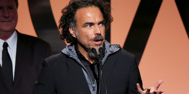 LOS ANGELES, CA - JANUARY 24: Producer/director Alejandro Gonzalez Inarritu accepts the Outstanding Producer of Theatrical Motion Pictures award for 'Birdman' onstage during the 26th Annual Producers Guild Of America Awards at the Hyatt Regency Century Plaza on January 24, 2015 in Los Angeles, California. (Photo by Mark Davis/Getty Images)