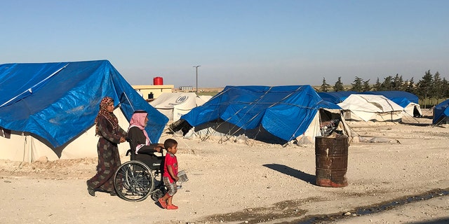 ISIS widows living in the Ein Essa displacement camp face an uncertain future.