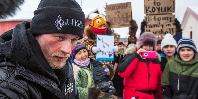 March 16: Dallas Seavey speaks after being the first musher to reach the Koyuk, Alaska, checkpoint during the Iditarod Trail Sled Dog Race. He went on to win the race.