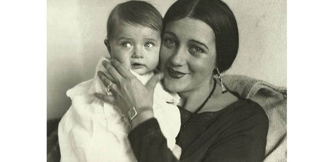 Barbara La Marr with her son Donald Gallery.
