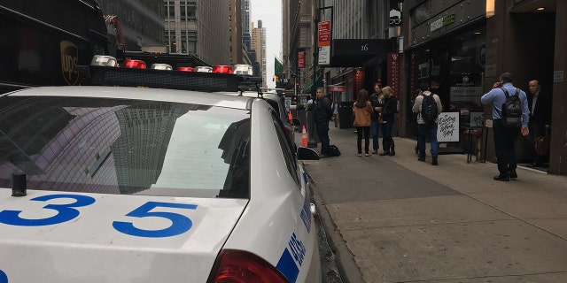 The incident occurred Friday at the Gotham Hotel located in Midtown Manhattan.