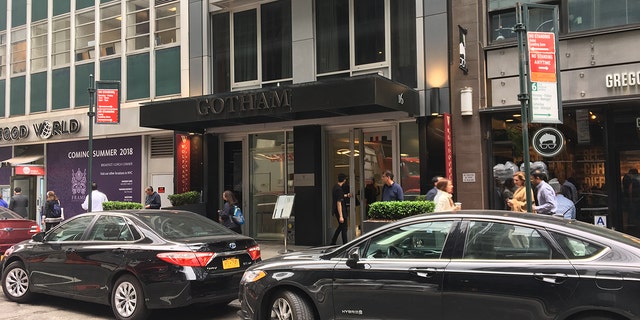 A woman and child were both dead after falling from the Gotham Hotel Friday in New York City.