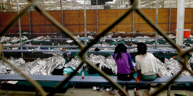 U.S. Customs and Border Protection Nogales Placement Center in Nogales, Ariz, in June 2014.