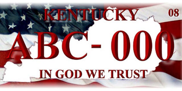 'In God We Trust' license plate proposed by ROCK.