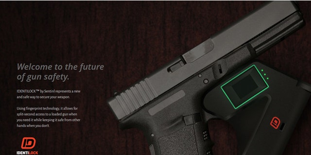 A screenshot of Indentilock's website.