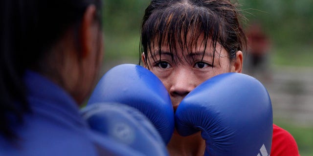 India Shot Olympics Boxing