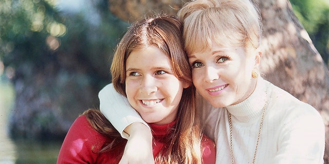 "Carrie and Mom in Europe, 1971."