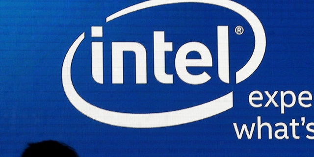 File photo - Shadows are cast near the Intel logo at the 2015 Computex exhibition in Taipei, Taiwan, June 3, 2015.