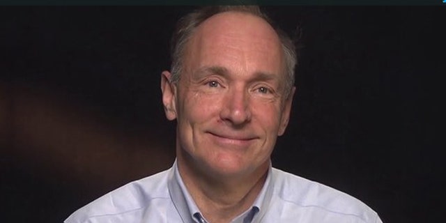 Tim Berners-Lee, the British inventor of the World Wide Web, in a screenshot from a video made on the 25th anniversary of his invention.