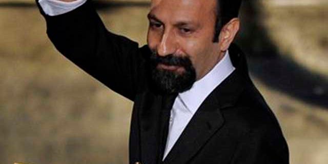 Feb. 26, 2012: Asghar Farhadi, of Iran, accepts the Oscar for best foreign language film for A Separation during the 84th Academy Awards.