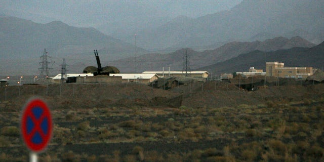 FILE 2007: An anti-aircraft gun position is seen at Iran's nuclear enrichment facility in Natanz, Iran.