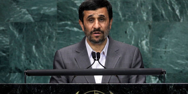 September 21: Mahmoud Ahmadinejad, President of Iran, addresses a summit on the Millennium Development Goals at United Nations headquarters. (AP)