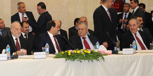 Nov. 8: Leaders of Iraq's main political blocs meet to find a way out of the country's eight-month political deadlock.