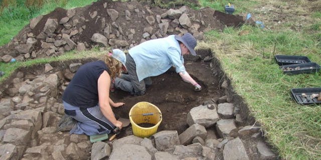 Archaeologists excavated a stone structure near Dunluce Castle along the coast of Northern Ireland. Experts already knew about a town that flourished in the 1600s, but they were unaware of the earlier settlement, which dates back to the late 14