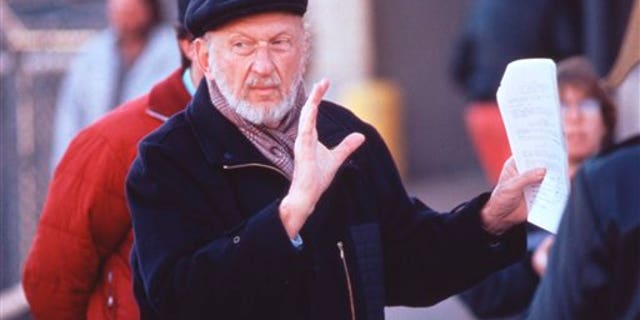 In this 1990 file photo released by Orion Pictures Corp., American film director Irvin Kershner is seen during the making of "Robocop II."