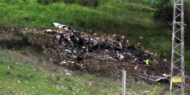 The Israeli military shot down an Iranian drone that infiltrated the country on Saturday, Feb. 10, 2018.