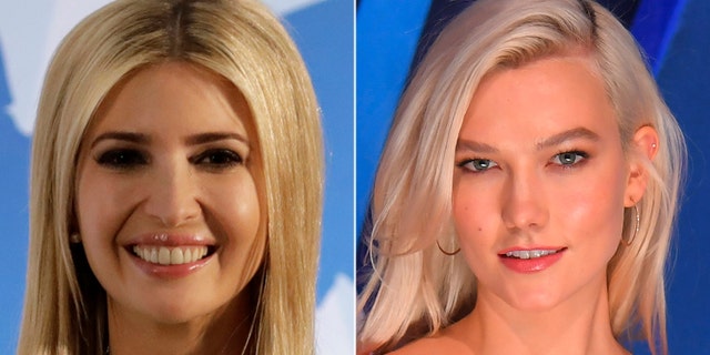 Ivanka Trump (left) and Karlie Kloss (right).
