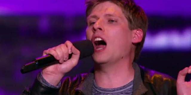 Sept. 28, 2011: J. Mark Inman sings on The X Factor's Chicago auditions.