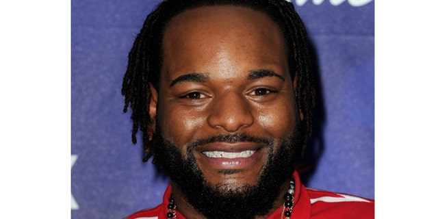 March 1, 2012: Singer Jermaine Jones arrives at Fox's "American Idol" finalist party at The Grove in Los Angeles, Calif.