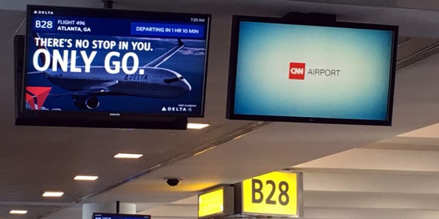 Millions of travelers are forced to watch CNN content at airports across America.