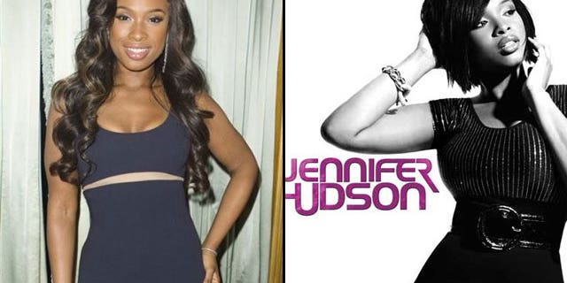 Jennifer Hudson (left) after dropping 80 pounds and right, after being photoshopped to look thinner back in 2008.