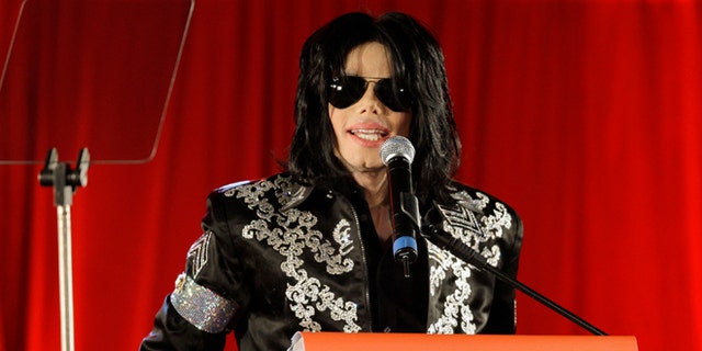March 5, 2009: In this file photo, US singer Michael Jackson announces at a press conference that he is set to play ten live concerts at the London O2 Arena in July 2009.