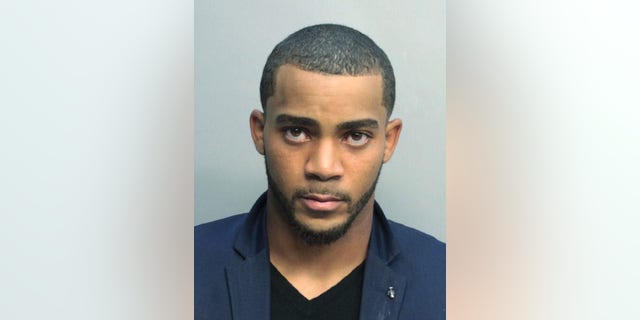 This arrest photo made available by the Miami Beach Police Dept. shows Jacksonville Jaguars player Dwayne Gratz on Sunday, Nov. 16, 2014. He was arrested for disorderly intoxication and trespassing. He was released on a $1,500 bail. (AP Photo/Miami Beach Police Dept.)