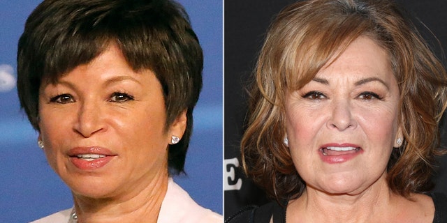 Former Obama administration official Valerie Jarrett said Roseanne Barr's racist sentiments about her, posted to Twitter on Tuesday, should be used as a "teaching moment."
