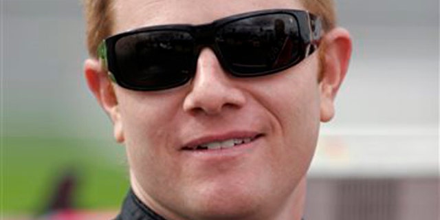 FILE - Driver Jason Leffler at Lowe's Motor Speedway in Concord, N.C.