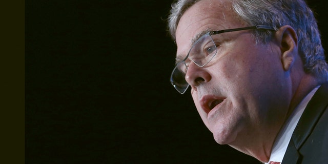 WASHINGTON, DC - NOVEMBER 20: Former Florida Gov. Jeb Bush speaks at the Washington Marriott Wardman Park Hotel, November 20, 2014 in Washington, DC. Bush was the opening speaker at the 2014 National Summit on Education Reform conference. (Photo by Mark Wilson/Getty Images)