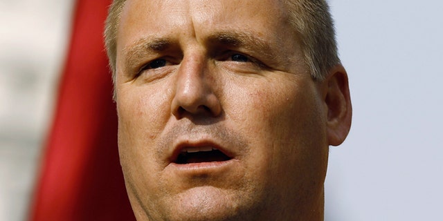 Rep. Jeff Denham (R-CA) addresses a rally on November 15, 2010 in Washington, D.C. His compromise immigration measure was prevented from coming to a vote by GOP leadership. (Photo by Chip Somodevilla/Getty Images)