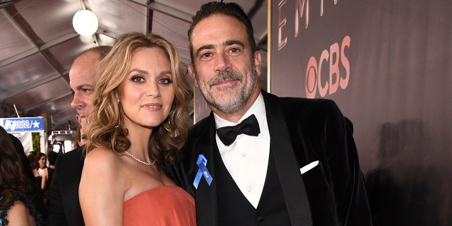 Jeffrey Dean Morgan and his wife Hilarie Burton have asked fans to stop showing up at his house.