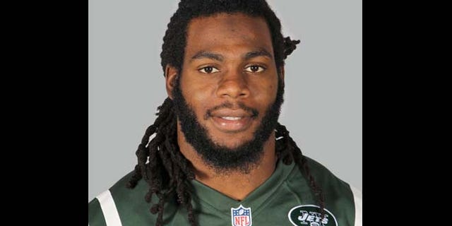 June 16, 2014: New York Jets linebacker Jermaine Cunningham in Forham Park, N.J. When Cunningham appears in a New Jersey courtroom, he’ll be the most recognizable defendant yet facing charges over “revenge porn.”