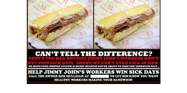 Even though workers at Jimmy John's franchises in Minneapolis hung posters around town warning that sandwiches could be made by flu-stricken workers, their employer didn't have the right to fire them, according to the National Labor Relations Board. That was just one of several odd decisions the board made last year, say critics.
