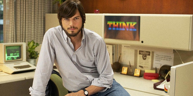 Ashton Kutcher is better than you might think in the movie "Jobs" ... but he's just so angry.
