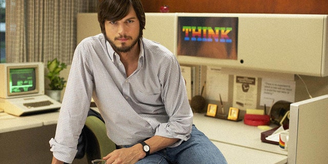 Ashton Kutcher is better than you might think in the movie "Jobs" ... but he's just so angry.