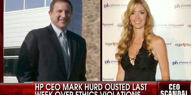 Former HP CEo Mark Hurd and Jodie Fisher.