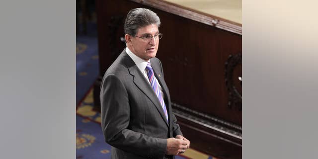 Sen. Joe Manchin, D-W.Va., in the U.S. Senate