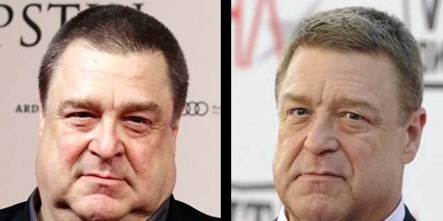 John Goodman is seen before and after his 100-lbs. weight loss.