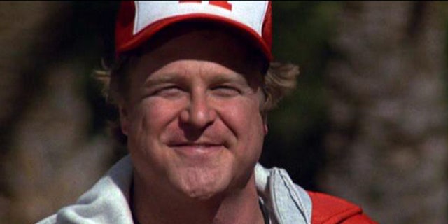 John Goodman appears as Coach Harris in 'Revenge of the Nerds' in 1984.