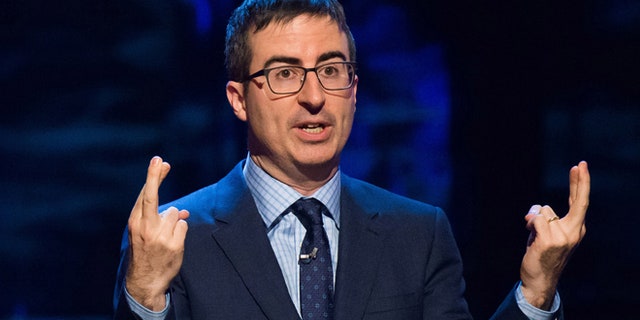 Feb. 28, 2015: John Oliver speaks at Comedy Central's "Night of Too Many Stars: America Comes Together for Autism Programs."