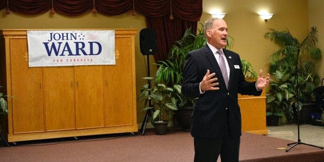 Congressional candidate John Ward is facing intense criticism, including from those in his party, after his opponent published a video of comments he made about displaced Puerto Ricans in the state.