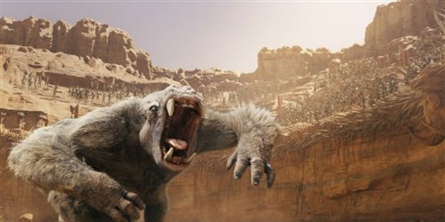 In this film image released by Disney, Taylor Kitsch is shown in a scene from "John Carter." (AP Photo/Disney)