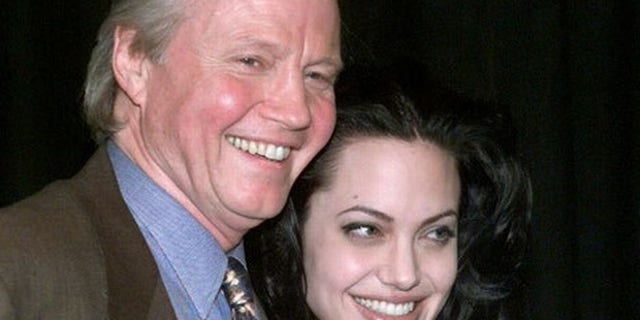 Jon Voight and daughter Angelina Jolie in 2000.