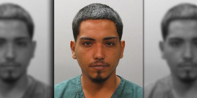 Jose Ramos Sandoval was arrested by Florida authorities Sunday after police say he held a woman captive in his car, and was found out after a store employee saw the woman mouth the word "help."
