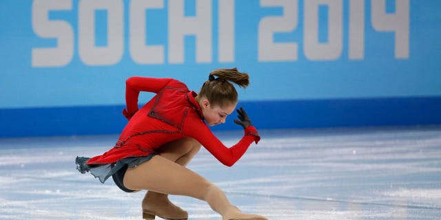 Feb. 9, 2014: Julia Lipnitskaia of Russia competes in the women's team free skate figure skating competition at the Iceberg Skating Palace during the 2014 Winter Olympics in Sochi, Russia.